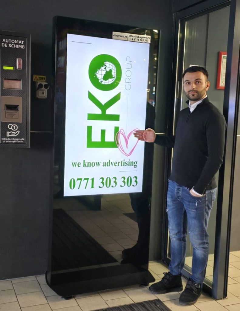 ciprian petrescu, reteaua digitala DOOH, ekogroup